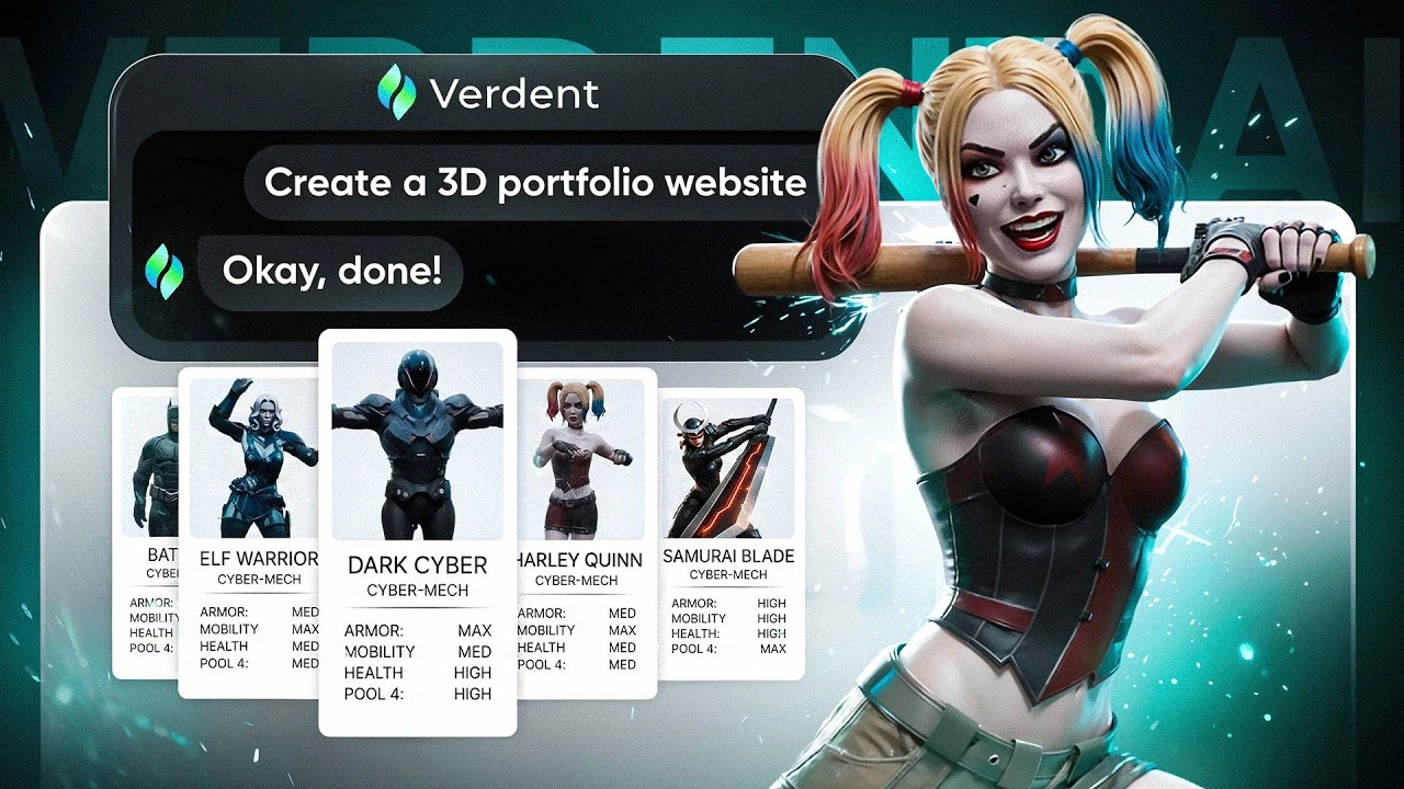 Building an Interactive Game-Style 3D Portfolio with AI Agents